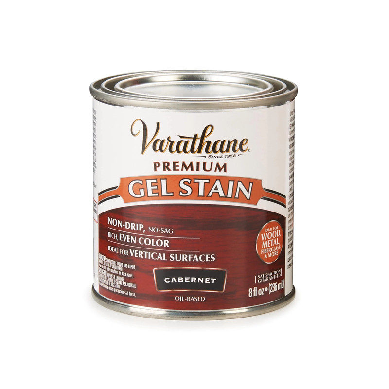 Premium Gel Stain - Oil Based - Color:Cabernet - Size:8-oz